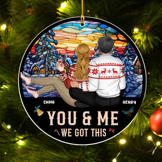 Me And You - Personalized Custom Acrylic Ornament