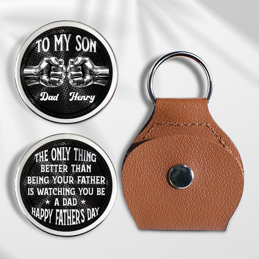 Soulmate Dad Best Friend - Personalized Custom Pocket Hug