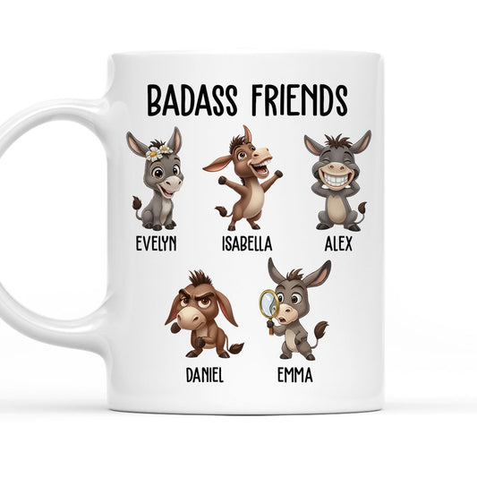 Badass Friends - Personalized Custom Coffee Mug