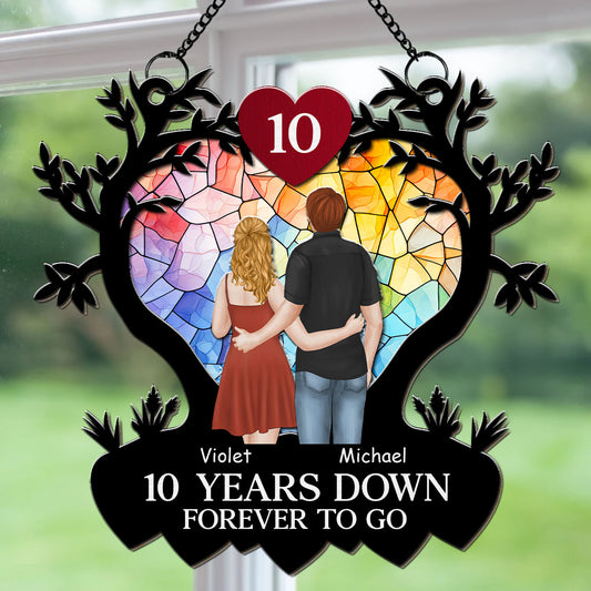 Loving you - Personalized Suncatcher