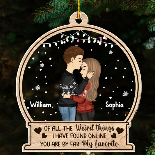 You Are My Favorite - Personalized Custom Acrylic Ornament