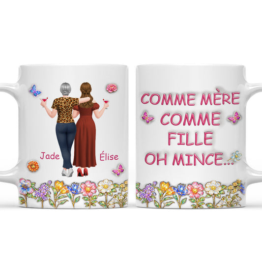 Comme Toi Comme Moi - Mug Personnalisé avec Effet 3D