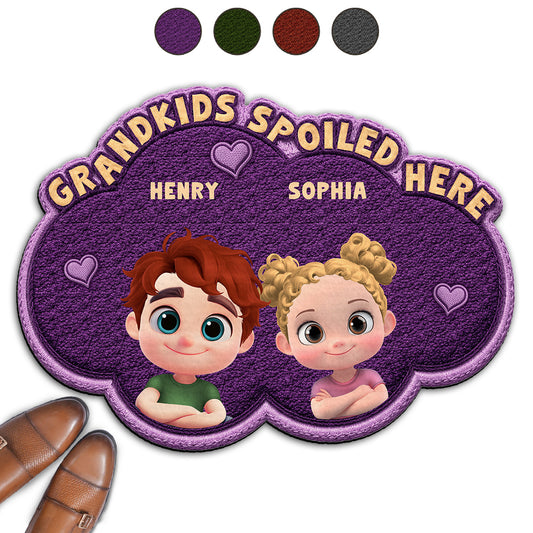 Grandmas Little Makers Multicolor - Personalized Custom Doormat