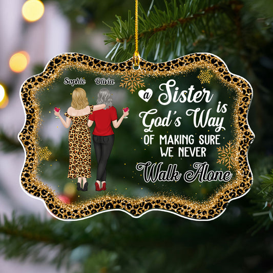 We Never Walk Alone Ver 2 - Personalized Custom Acrylic Ornament