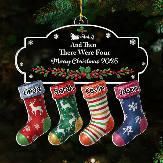 Warm Wishes Family - Personalized Custom Acrylic Ornament
