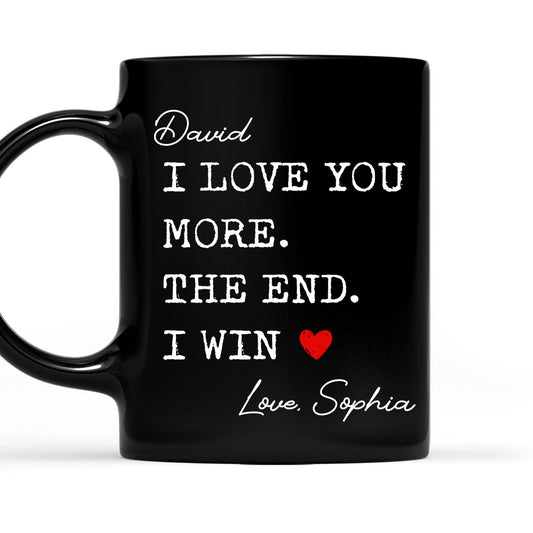 I Win - Personalized Coffee Mug