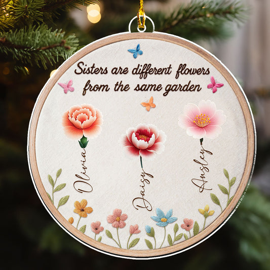Sisters Is The Greatest Gift Ever - Personalized Custom Acrylic Ornament