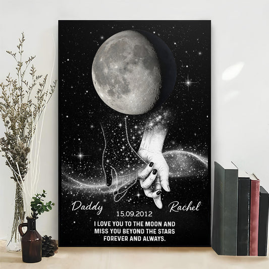 Miss You Beyond The Stars - Personalized Custom Poster