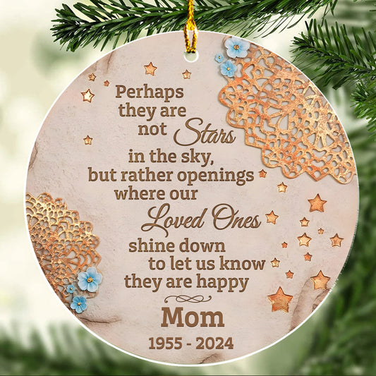 Perhaps They Are Not Stars In The Sky - Personalized Custom Acrylic Ornament