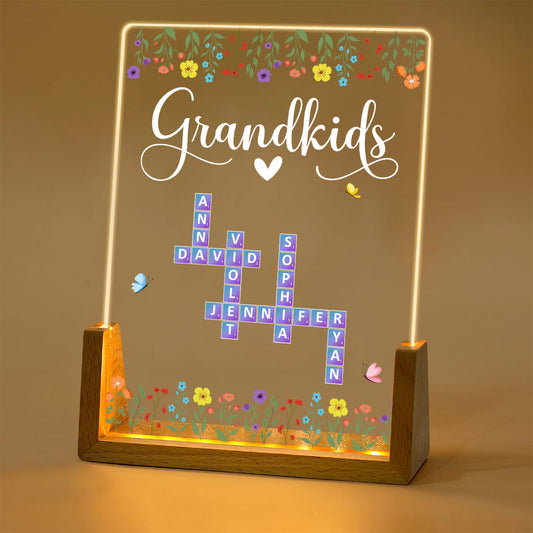 Lovely Grandkids - Personalized Custom Night Light