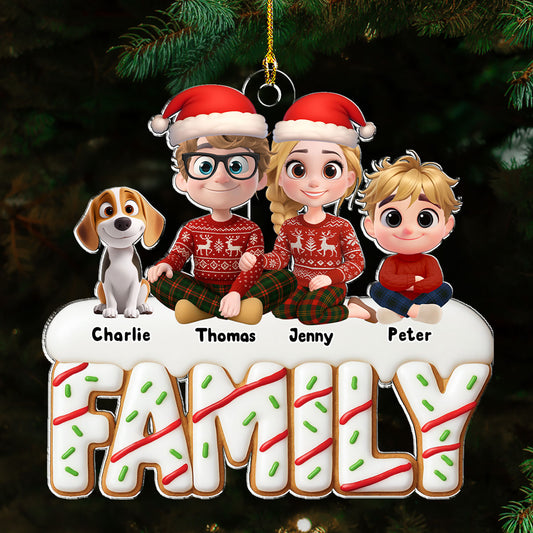 Sweetest Christmas Ever - Personalized Custom Acrylic Ornament