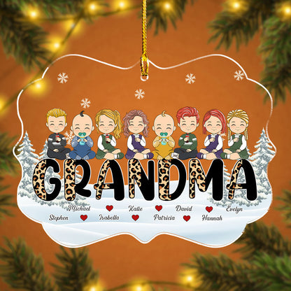 Nana Title Ornament - Personalized Custom Acrylic Ornament