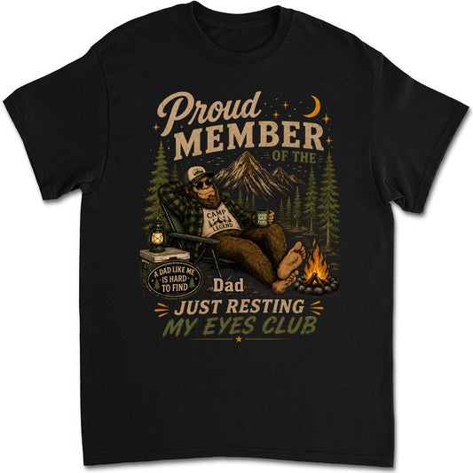 Resting Eyes Club - Personalized Custom Shirt