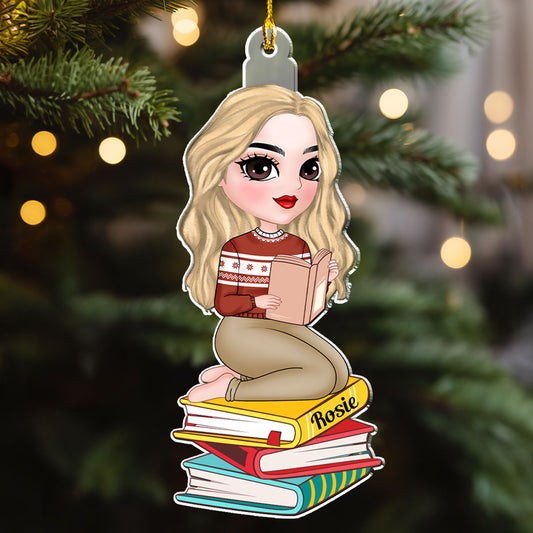 Books In Souls - Personalized Custom Acrylic Ornament