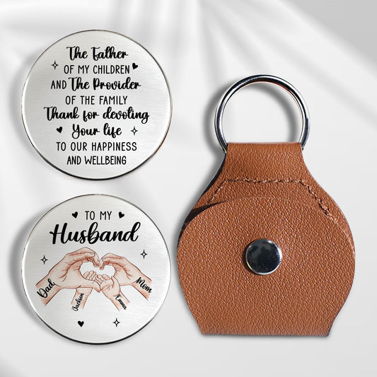 To The Father Of My Children - Personalized Custom Pocket Hug