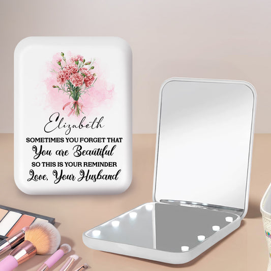 Your Reminder - Personalized Custom LED Pocket Mirror