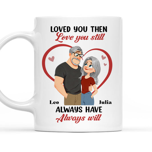 Loved You Then - Personalized Custom Coffee Mug