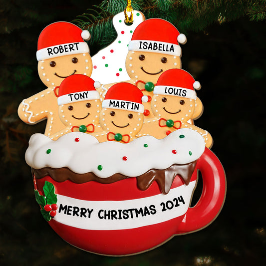 Gingerbread - Personalized Custom Wood Ornament