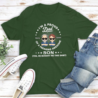 Freaking Awesome - Personalized Custom Classic T-shirt