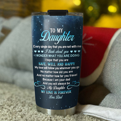 Safe, Well And Happy - Personalized Custom Tumbler