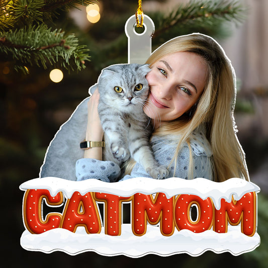 Our Unbroken Bond Cat Ver Photo - Personalized Custom 3D Effect Acrylic Ornament