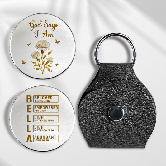 God Says I Am - Personalized Custom Pocket Hug