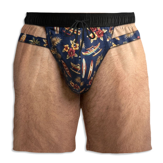 Summer Vibes - Personalized Custom Beach Shorts