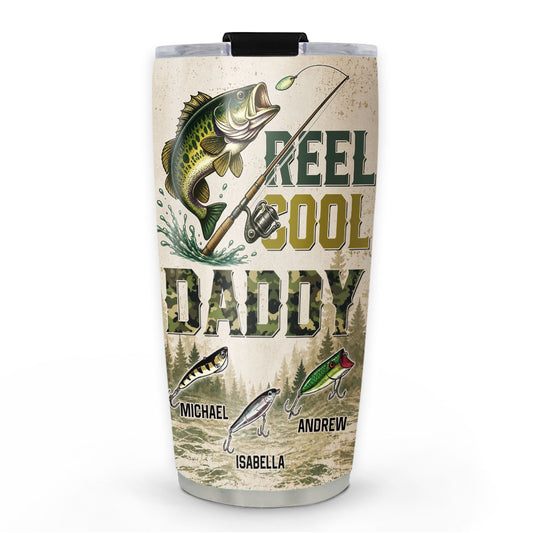 Reel Cool Dad - Personalized Custom Tumbler