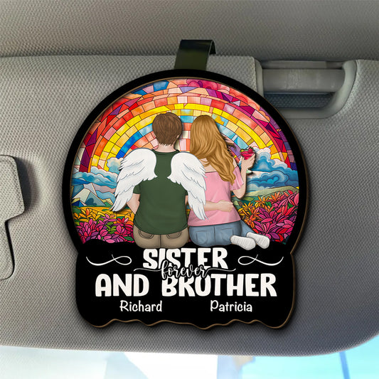 Friends Sitting Together - Personalized Car Visor Clip