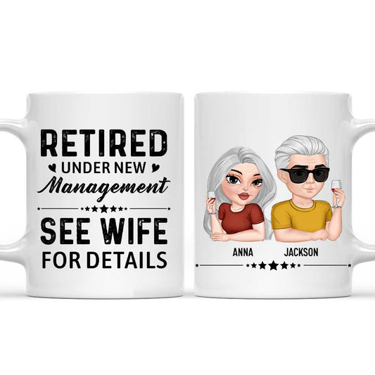 Under New Management - Personalized Coffee Mug