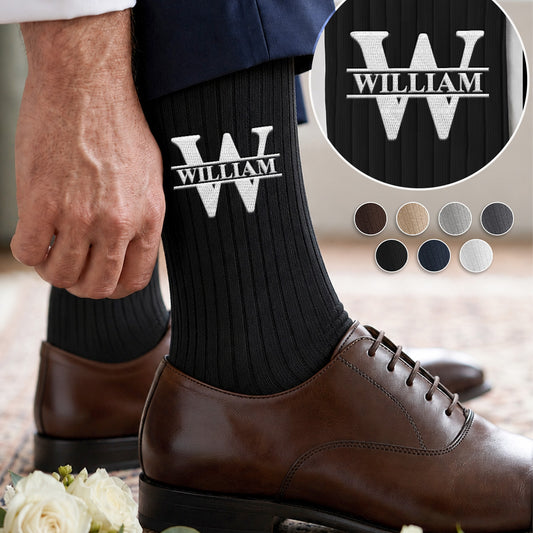 The Man - Personalized Custom Men Socks