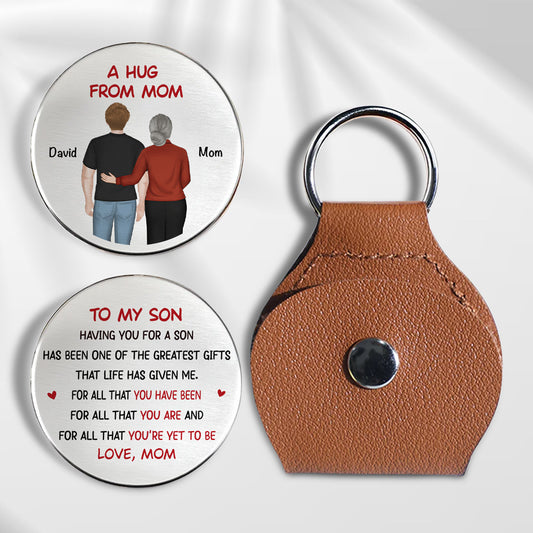 Having You For A Son Daughter - Personalized Custom Pocket Hug