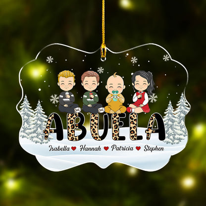 Nana Title Ornament - Personalized Custom Acrylic Ornament
