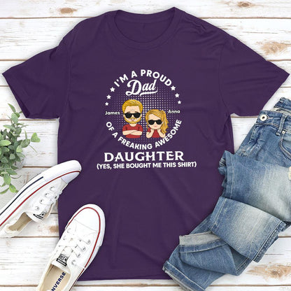 Freaking Awesome - Personalized Custom Classic T-shirt