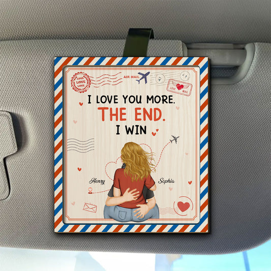 I Win - Personalized Custom Car Visor Clip