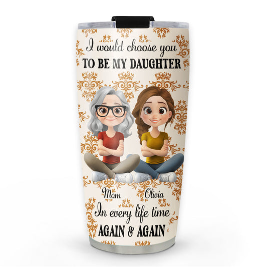So Proud Of You My Daughter - Personalized Tumbler