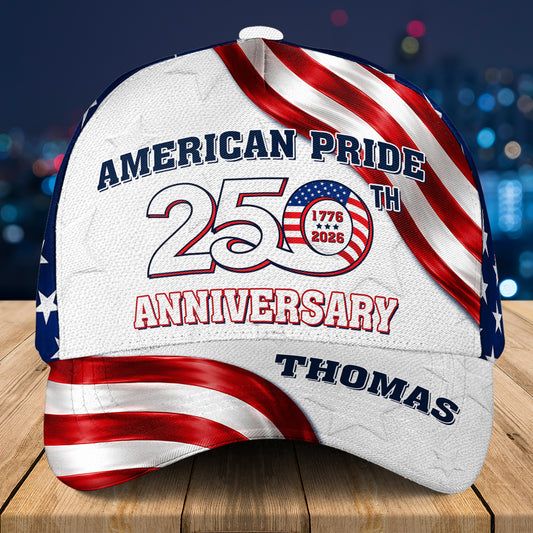 The Time For Us To Take Pride In USA - Personalized Custom Classic Cap