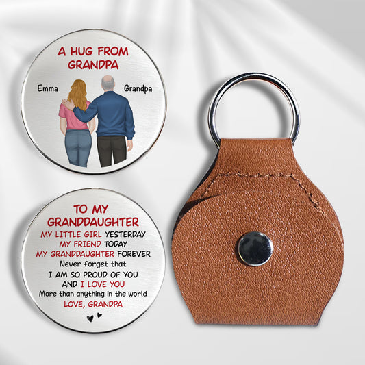 A Hug From Grandpa - Personalized Custom Pocket Hug