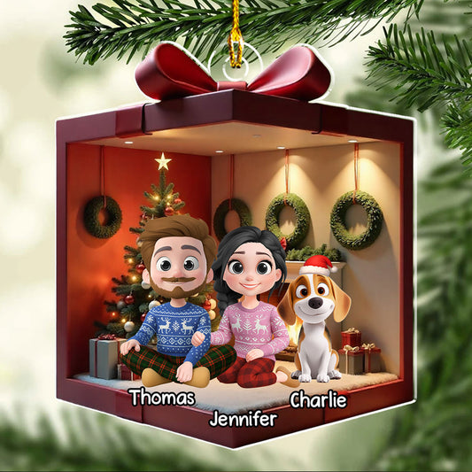 You Me Dog - Personalized Custom Acrylic Ornament