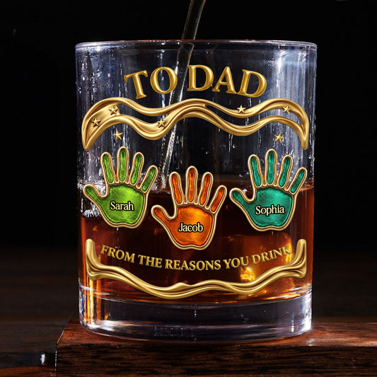 To Papa Whiskey - Personalized Custom Whiskey Glass