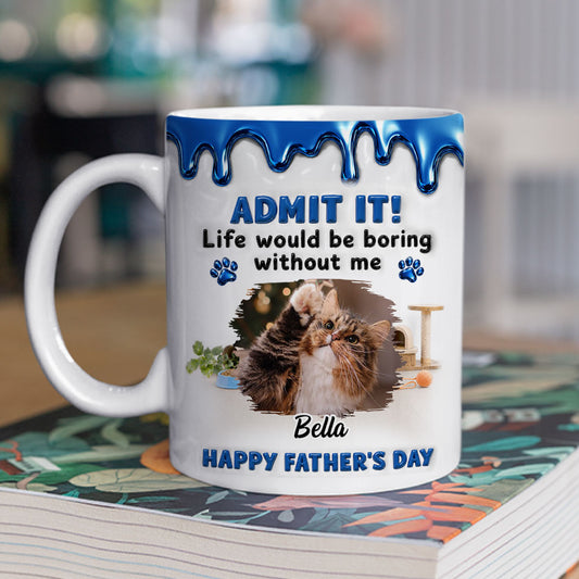 The Best Friend Has Cat Photo - Personalized Custom Coffee Mug