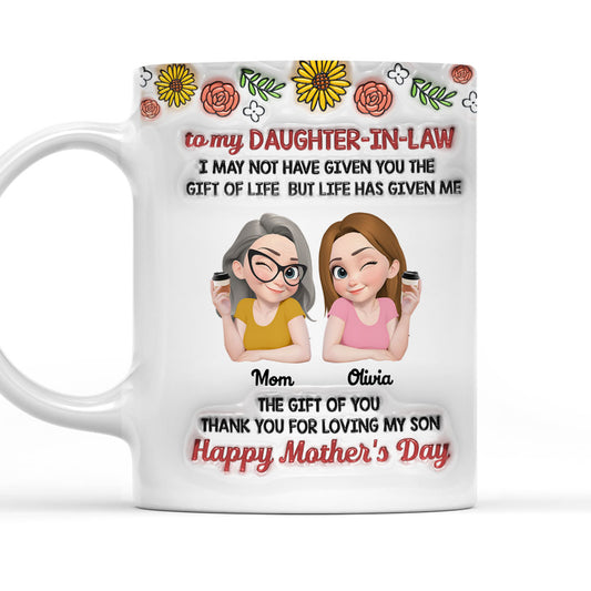Thank For Loving My Son - Personalized Custom 3D Inflated Effect Mug