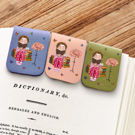 The Book Girly - Personalized Custom Leather Bookmark