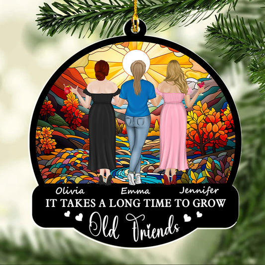 Best Friends For Life - Personalized Custom Acrylic Ornament