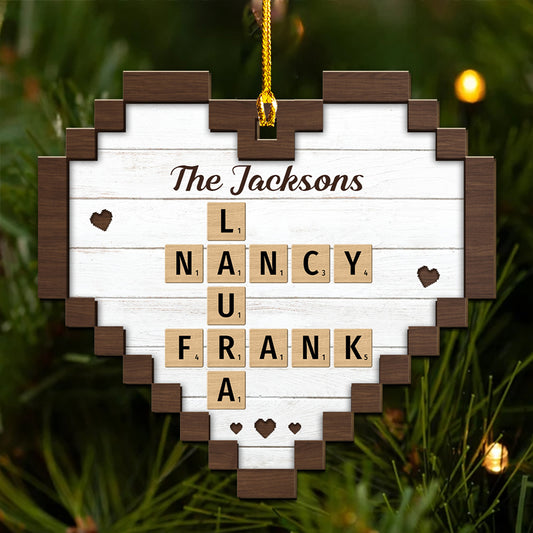 Home Sweet Home - Personalized Custom Wood Ornament