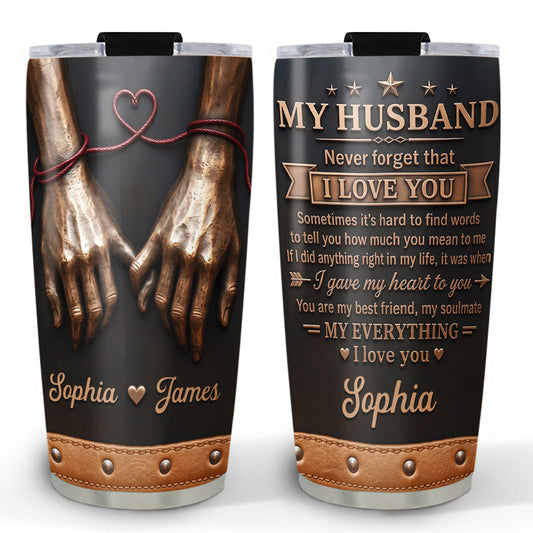 Bound Together - Personalized Custom 3D Inflated Effect Tumbler
