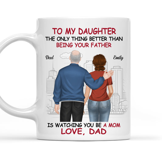 We Are Proud Of You Daughter  - Personalized Custom Coffee Mug