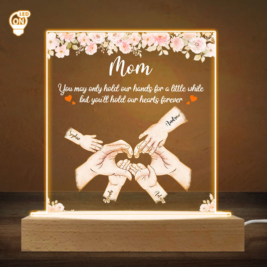 Hold Our Hearts - Personalized Custom LED Light