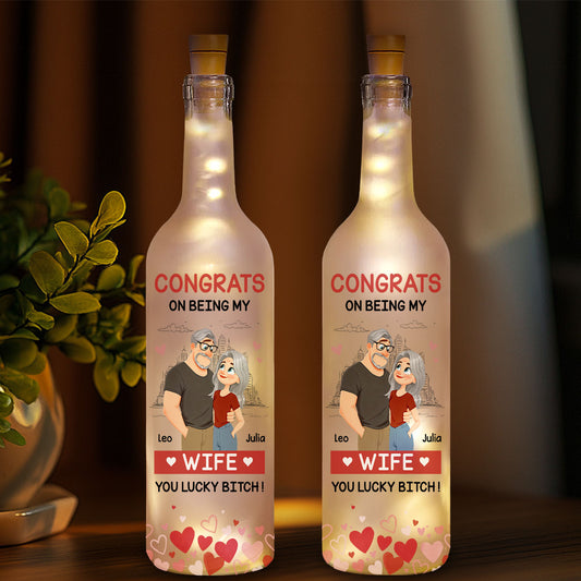 Love Is You - Personalized Custom Bottle Lamp