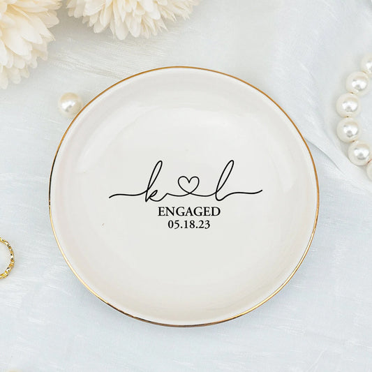 Still feels like we just got married - Personalized Custom Jewelry Dish